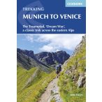   Trekking Munich to Venice Cicerone túrakalauz, útikönyv - angol 