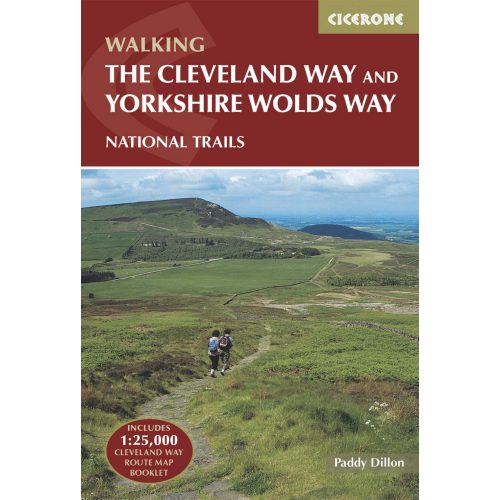 The Cleveland Way and the Yorkshire Wolds Way Cicerone túrakalauz, útikönyv - angol 