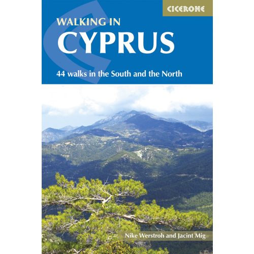 Walking in Cyprus Cicerone túrakalauz, útikönyv - angol 