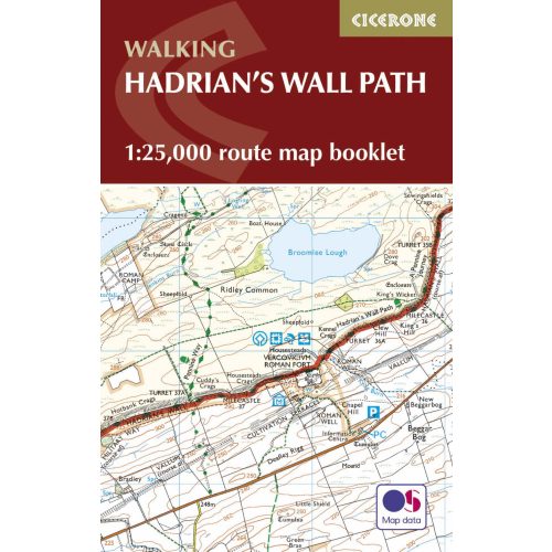 Hadrian's Wall Path Map Booklet Cicerone túrakalauz, útikönyv - angol 