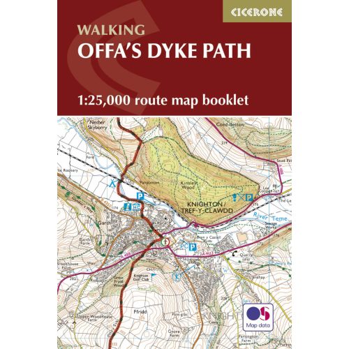 Offa's Dyke Map Booklet Cicerone túrakalauz, útikönyv - angol 