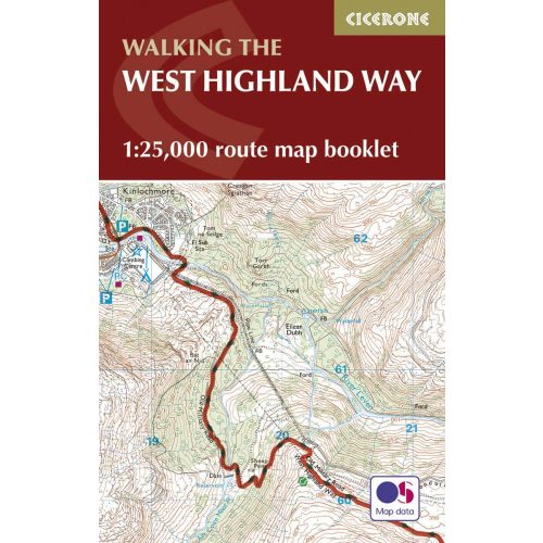 West Highland Way Map Booklet Cicerone túrakalauz, útikönyv - angol 