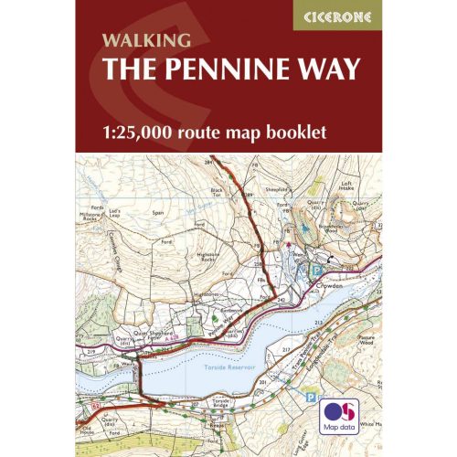 Pennine Way Map Booklet Cicerone túrakalauz, útikönyv - angol 