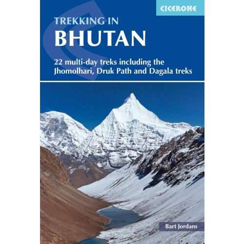 Trekking in Bhutan Cicerone túrakalauz, útikönyv - angol 