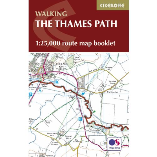 The Thames Path Map Booklet Cicerone túrakalauz, útikönyv - angol 