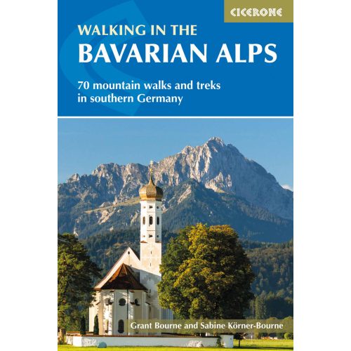 Walking in the Bavarian Alps Cicerone túrakalauz, útikönyv - angol 
