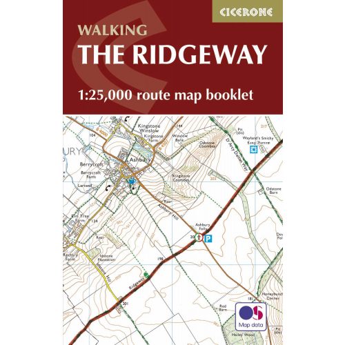 The Ridgeway Map Booklet Cicerone túrakalauz, útikönyv - angol 