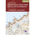   South West Coast Path Map Booklet - Vol 2: St Ives to Plymouth Cicerone túrakalauz, útikönyv - angol 