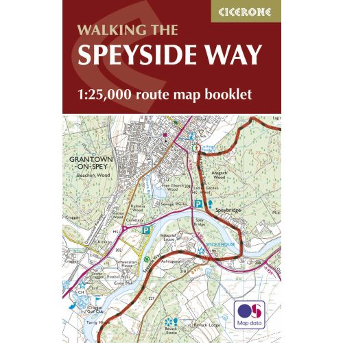 The Speyside Way Map Booklet Cicerone túrakalauz, útikönyv - angol 