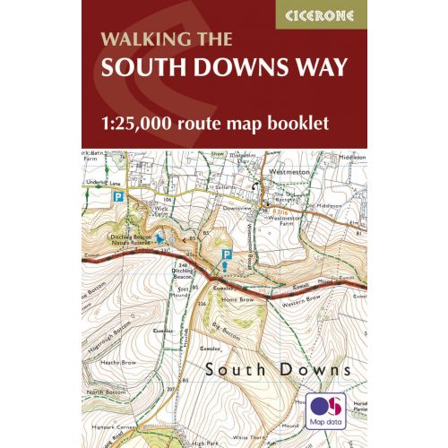 The South Downs Way Map Booklet Cicerone túrakalauz, útikönyv - angol 