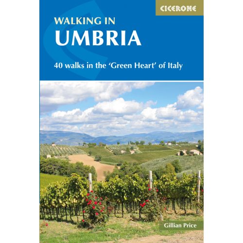Walking in Umbria Cicerone túrakalauz, útikönyv - angol 