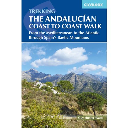 The Andalucian Coast to Coast Walk Cicerone túrakalauz, útikönyv - angol 