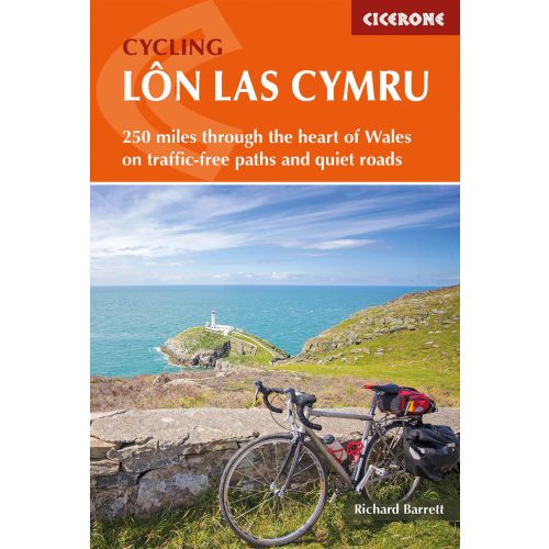 Cycling Lon Las Cymru Cicerone túrakalauz, útikönyv - angol 