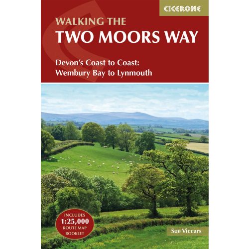 The Two Moors Way Cicerone túrakalauz, útikönyv - angol 