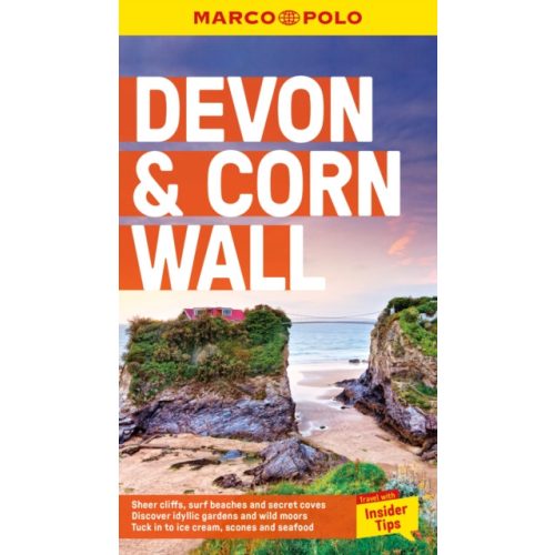 Cornwall and Devon útikönyv Devon and Cornwall útikalauz Marco Polo Travel Guide - with pull out map angol 2025.
