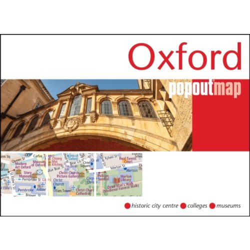 Oxford térkép Oxford város térkép Popout kosártérkép   