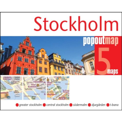 Stockholm térkép tockholm PopOut Map - pocket-size, pop up map of Stockholm city centre 2025.