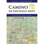   Camino de Santiago Maps : Camino Frances: St. Jean - Santiago 2018 angol Camino könyv, térképek
