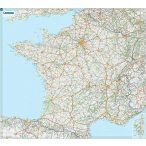   Franciaország falitérkép fóliázott Michelin 1:1 000 000 100x111 cm