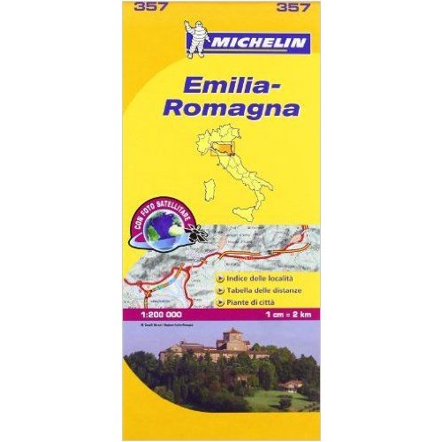 357. Emilia térkép Michelin 1:200 000 
