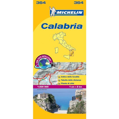 Calabria térkép Michelin 364. 1:200e