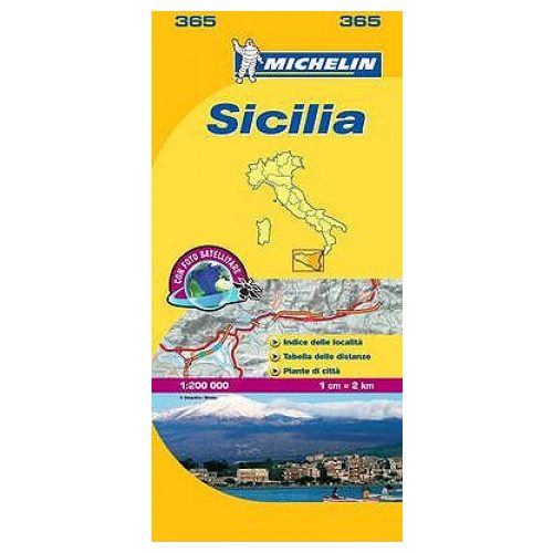 365. Szicília térkép Michelin 1:220 000 