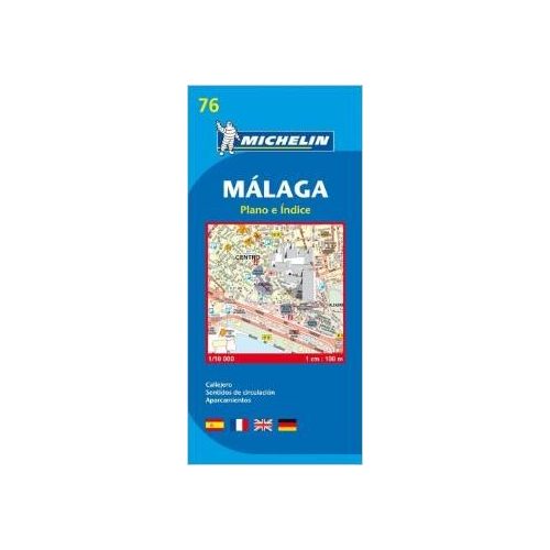 76. Malaga térkép Michelin 1:10 000 