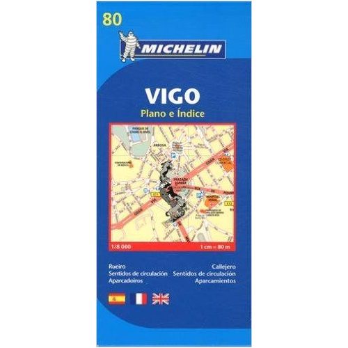 80. Vigo térkép Michelin 1:8 000 