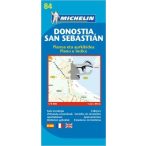 84. Donostia, San Sebastián térkép Michelin 1:9 000 