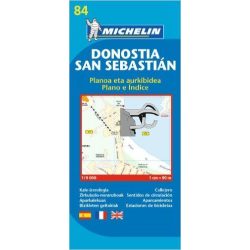 84. Donostia, San Sebastián térkép Michelin 1:9 000 