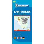 89. Santander térkép Michelin 1:7 000  