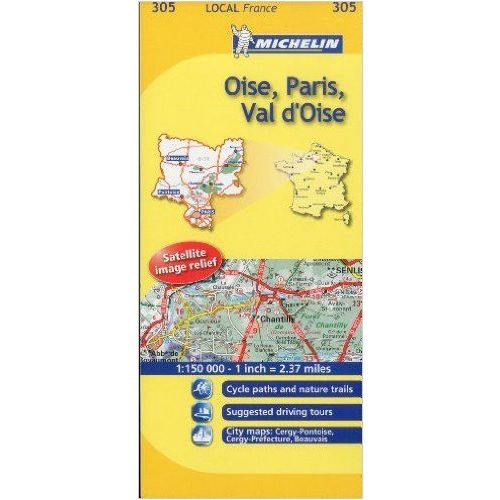  Oise / Paris / Val-D'Oise térkép  0305. 1/150,000