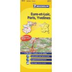  Eure-et-Loir / Paris / Yvelines térkép  0311. 1/150,000