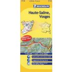   314. Haute-Saone térkép, Vosges térkép Michelin 0314. 1/150,000