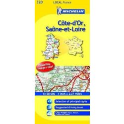  Cote D'Or / Saone-et-Loire térkép  0320. 1/175,000