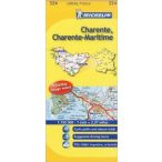 324. Charente / Charente-Maritime térkép  0324. 1/150,000