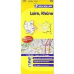 327. Loire, Rhone térkép Michelin 1:150 000 