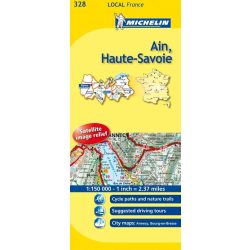 328. Ain / Haute-Savoie térkép  0328. 1/150,000