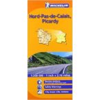   511. Észak-Franciaország Flandria, Artois, Picardi térkép Michelin 1:200 000 