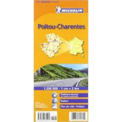 521. Poitou, Chareutes térkép Michelin 1:200 000 