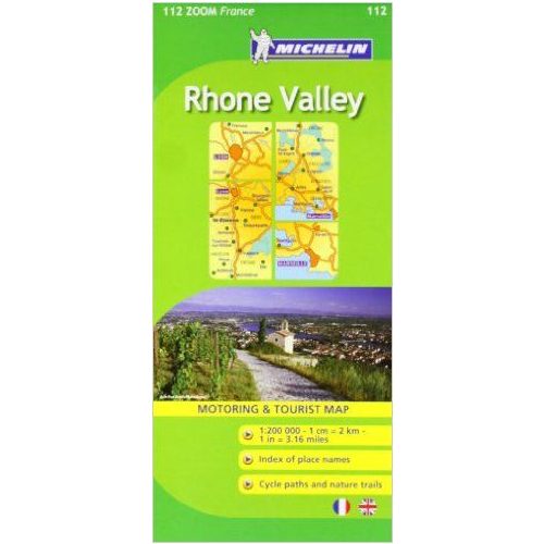 112. Vallée du Rhone térkép Michelin 1:200 000 