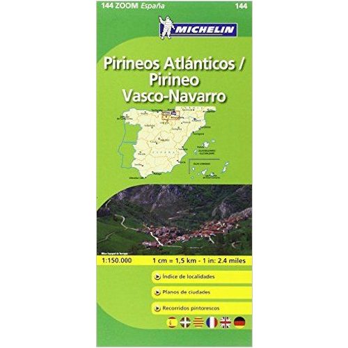 144. Pirineos Atlanticos, Vasco-Navarro térkép Michelin 1:150 000 