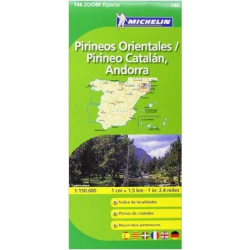 146. Pirineos Orientales térkép Michelin 1:150 000 