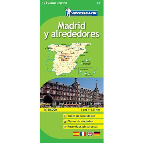 121. Alrededores de Madrid  térkép  0121. 1/170,000