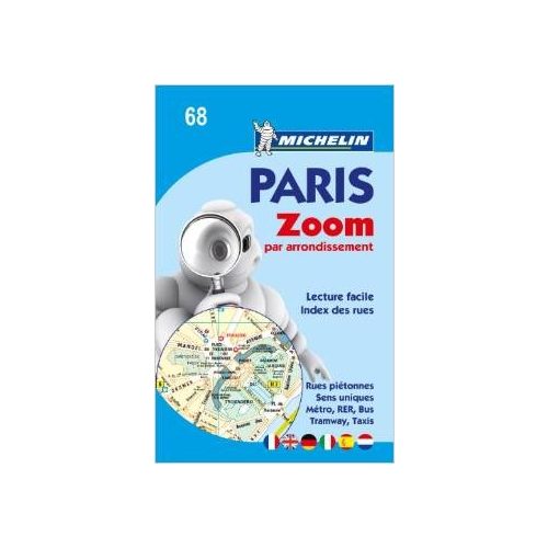 Paris par arrondissement Michelin térkép  9068. 1/10,000