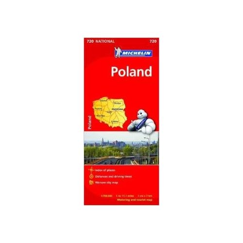 720. Lengyelország térkép Michelin 1:700 000 