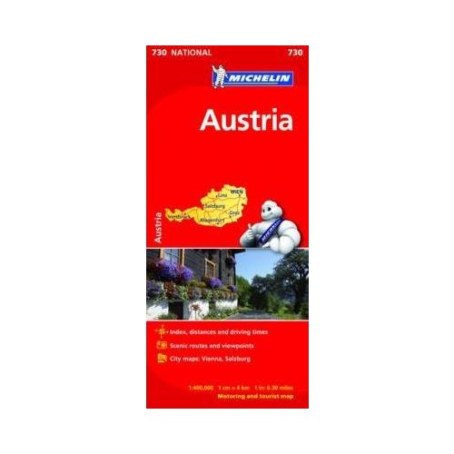730. Ausztria térkép Michelin 1:400 000 