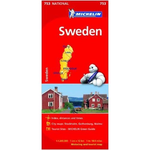 753. Svédország térkép Michelin 1:1 200 000 