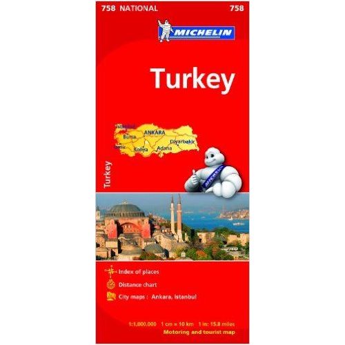 758. Törökország térkép Michelin 1:1 000 000 