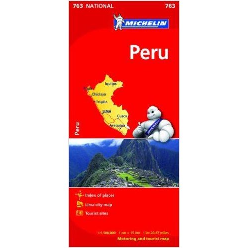  Peru térkép Michelin 0763. 1/1,500,000